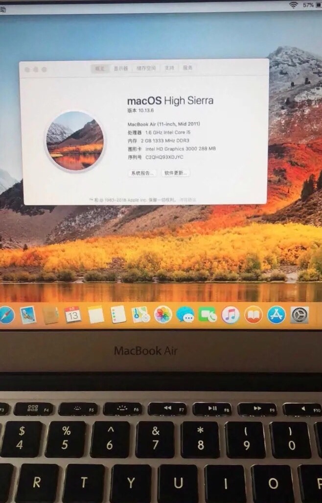 苹果笔记本11寸i5处理器