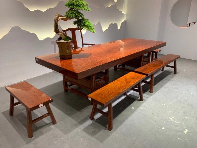 杭州大艺木业 白蜡木大板茶台